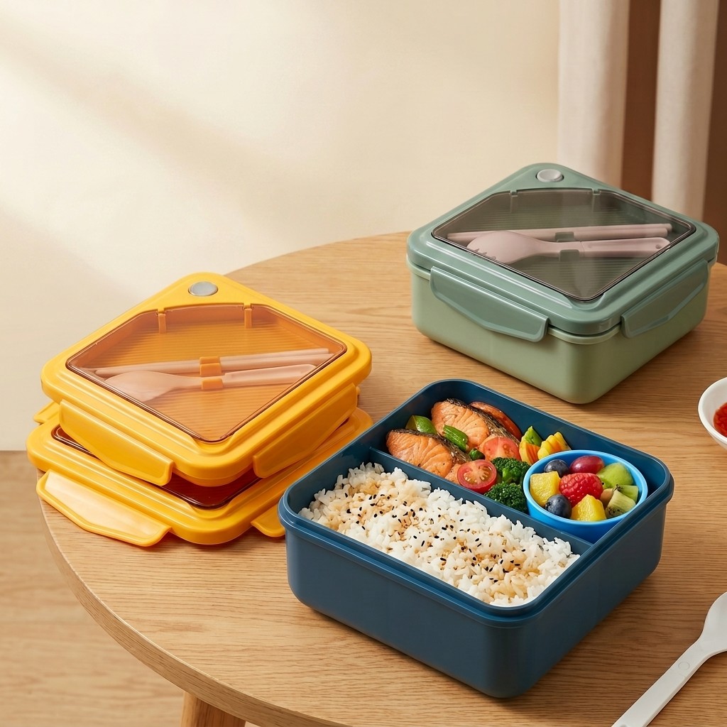 Meal Prep Or Prep Meal - Набор пластиковых ланч-боксов для микроволновки для