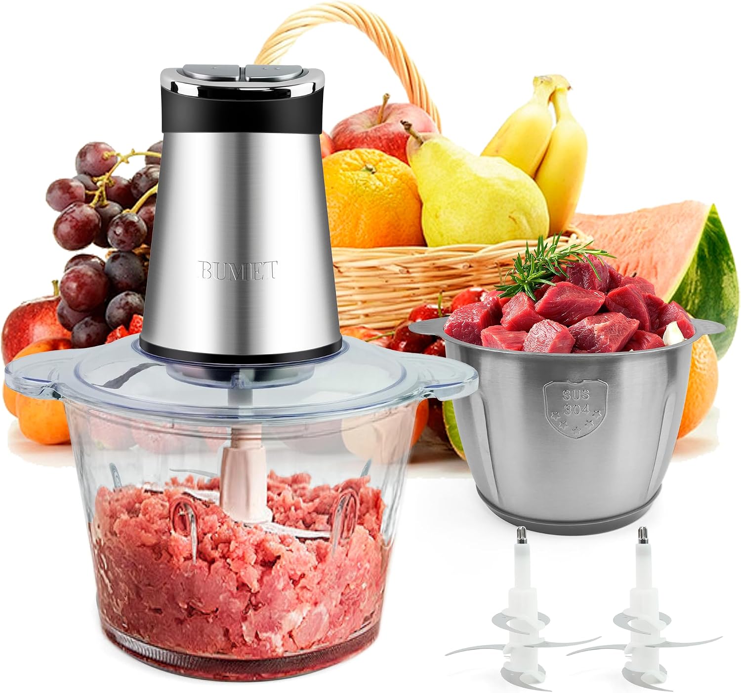 Veggie Chopper Cup - Измельчитель продуктов 800 Вт на 2-12