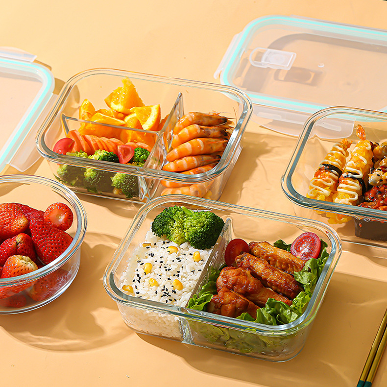 Meal Prep Glass - Стеклянный контейнер для хранения продуктов из