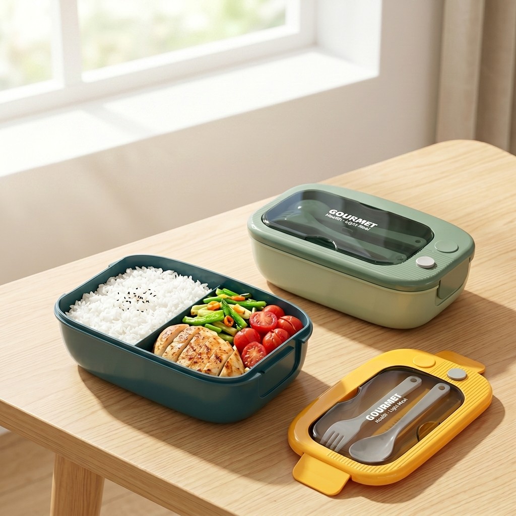 Meal Preparation - Пластиковый ланч-бокс для микроволновки с 2