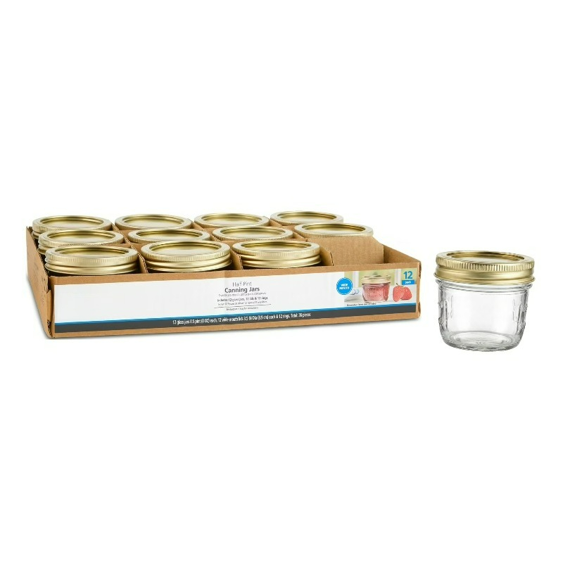 Meal Prep Glass - Стеклянные банки Мейсона объемом 8 унций,