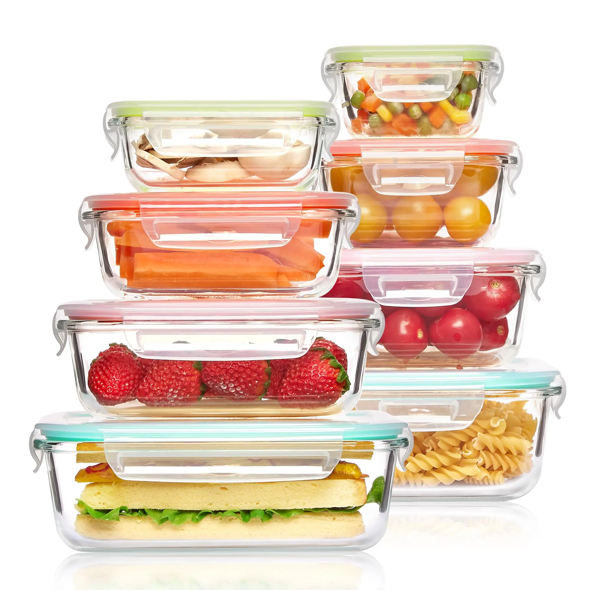 Meal Prep Glass - Стеклянный ланч-бокс Контейнеры для хранения продуктов