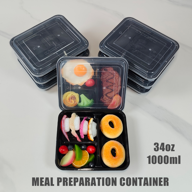 Meal Preparation - Контейнеры для еды с 3 отделениями,
