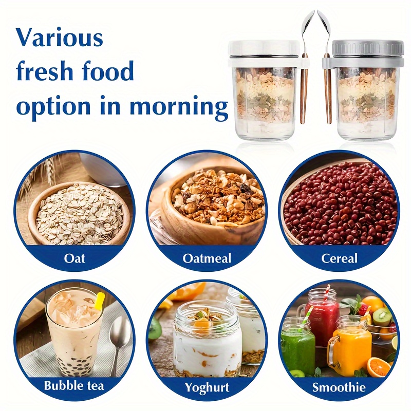 Стеклянная чашка для овсяных п – обзор и цена Overnight Oat Jar