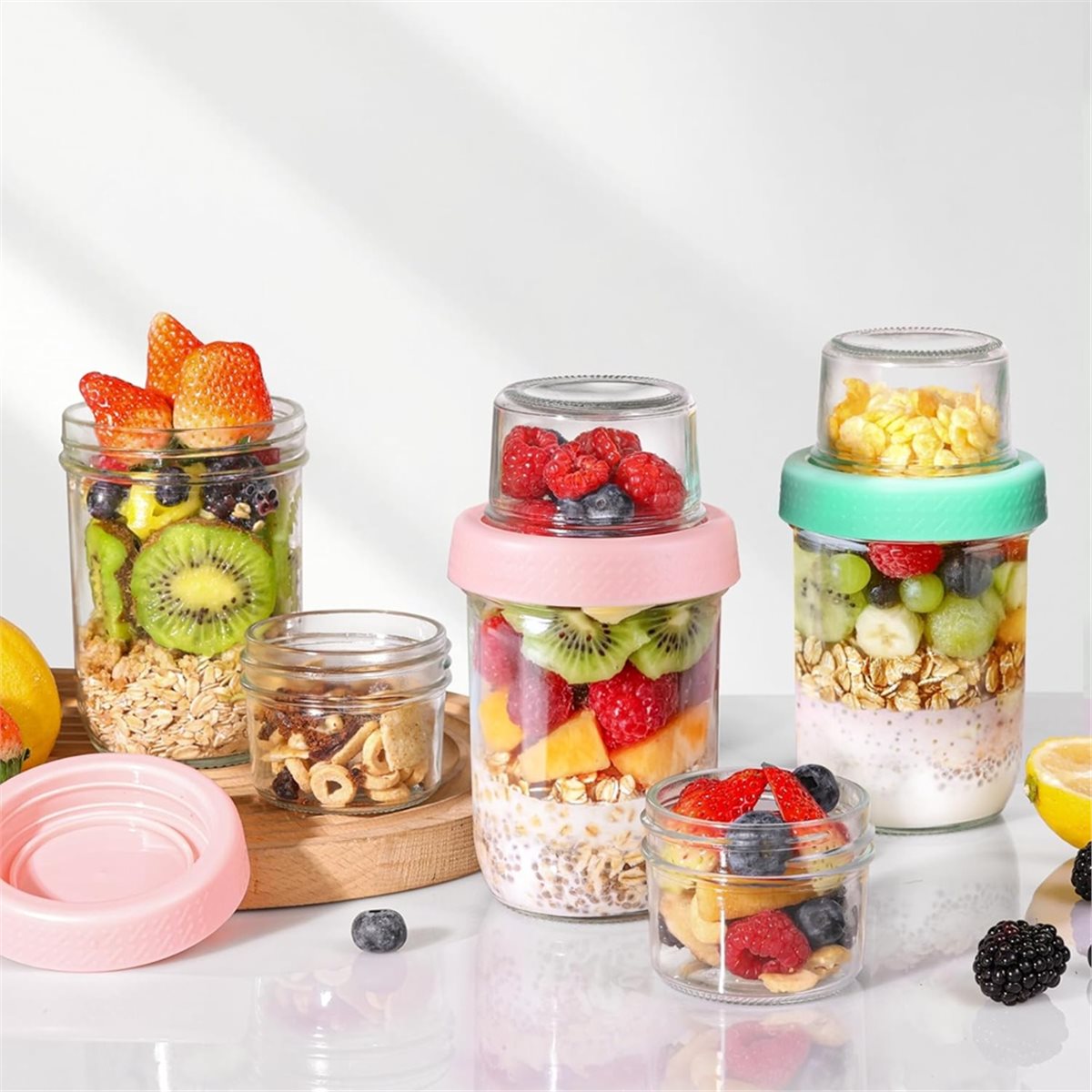 Стеклянные контейнеры для овся – обзор и цена Overnight Oat Jar