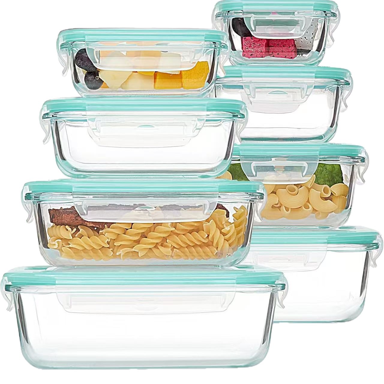 Набор из 8 стеклянных контейне – обзор и цена Meal Prep Glass