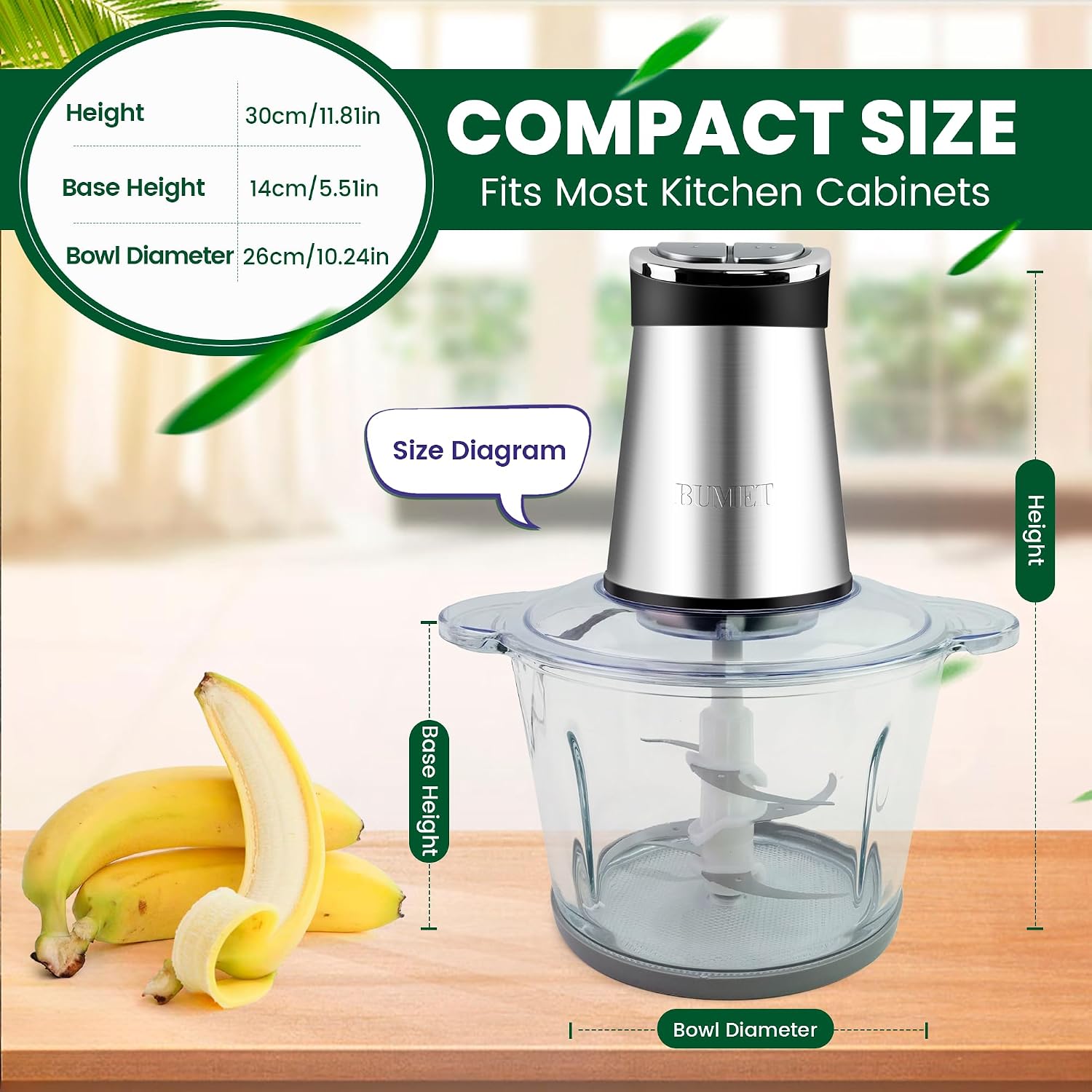 Измельчитель продуктов 800 Вт  – обзор и цена Veggie Chopper Cup