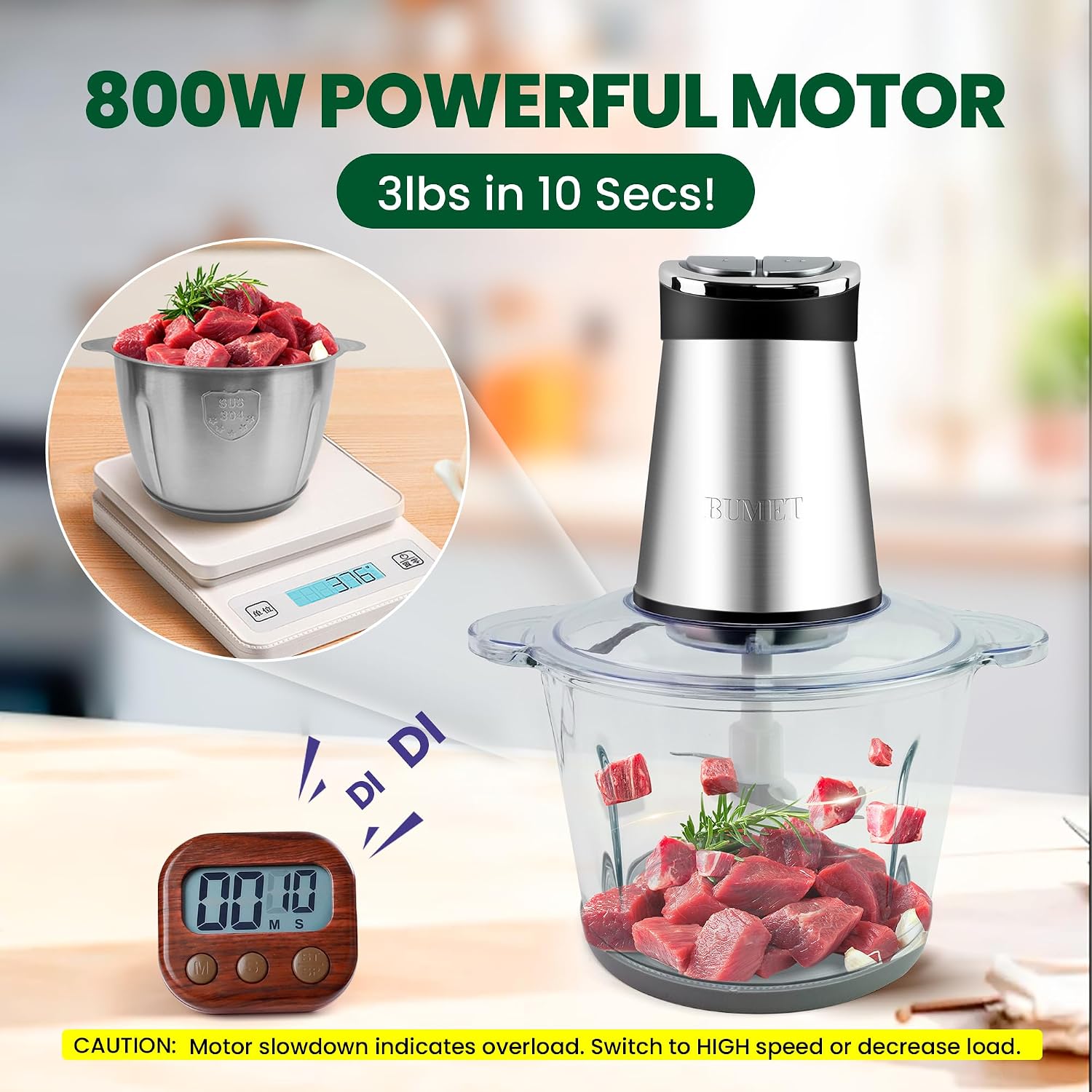 Измельчитель продуктов 800 Вт  – обзор и цена Veggie Chopper Cup