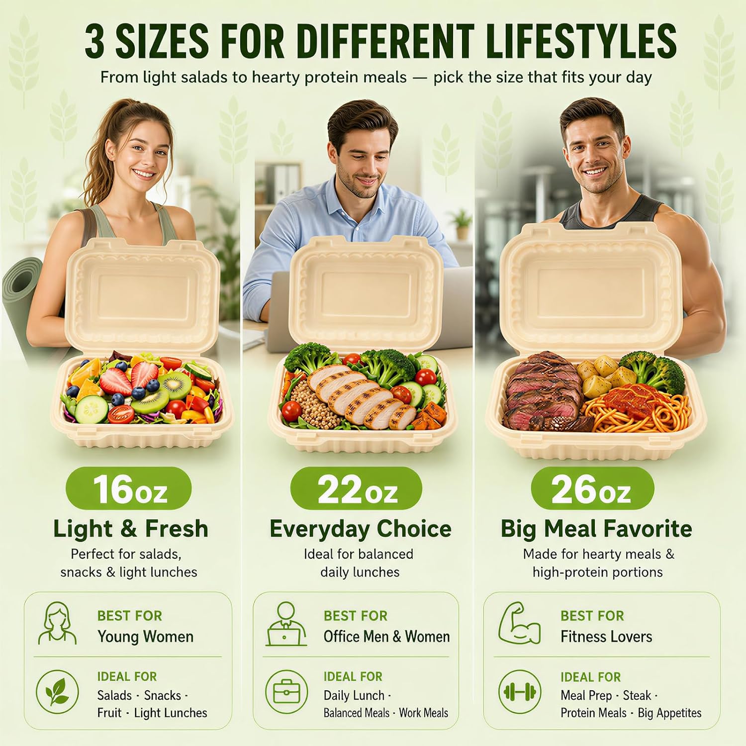 Набор из 50 контейнеров-раскла – обзор и цена Meal Prep Ideas