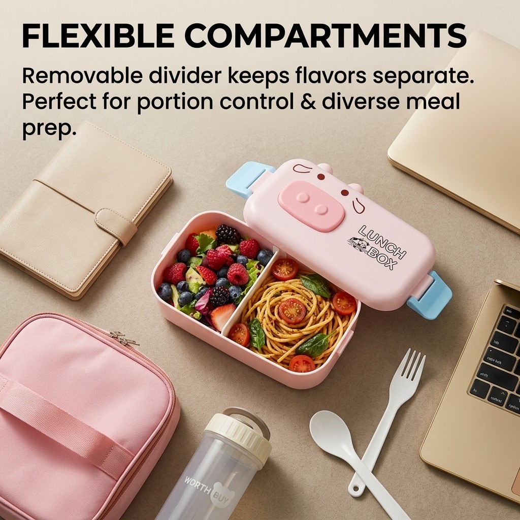 Детский пластиковый ланч-бокс  – обзор и цена Meal Prep Or Prep Meal