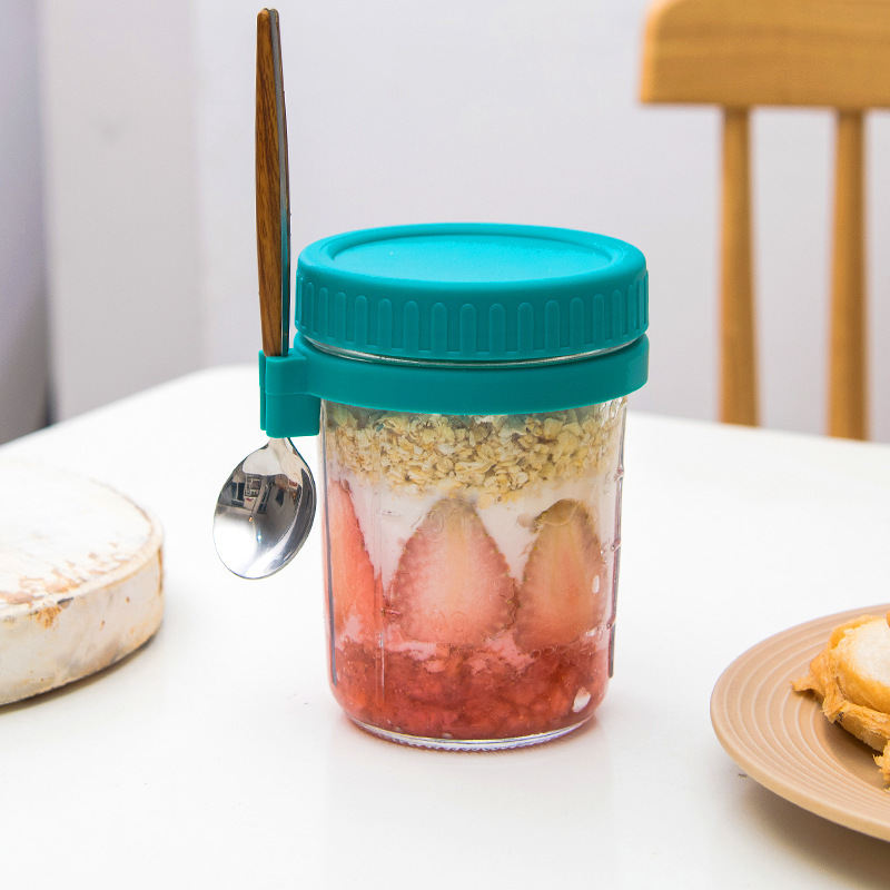 Стеклянная банка для овсянки н – обзор и цена Overnight Oat Jar