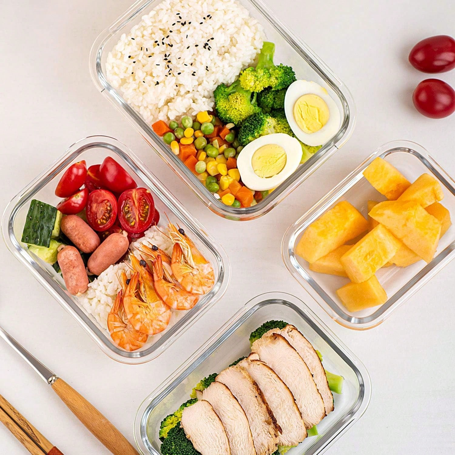 Набор из 10 стеклянных контейн – обзор и цена Meal Prep Glass