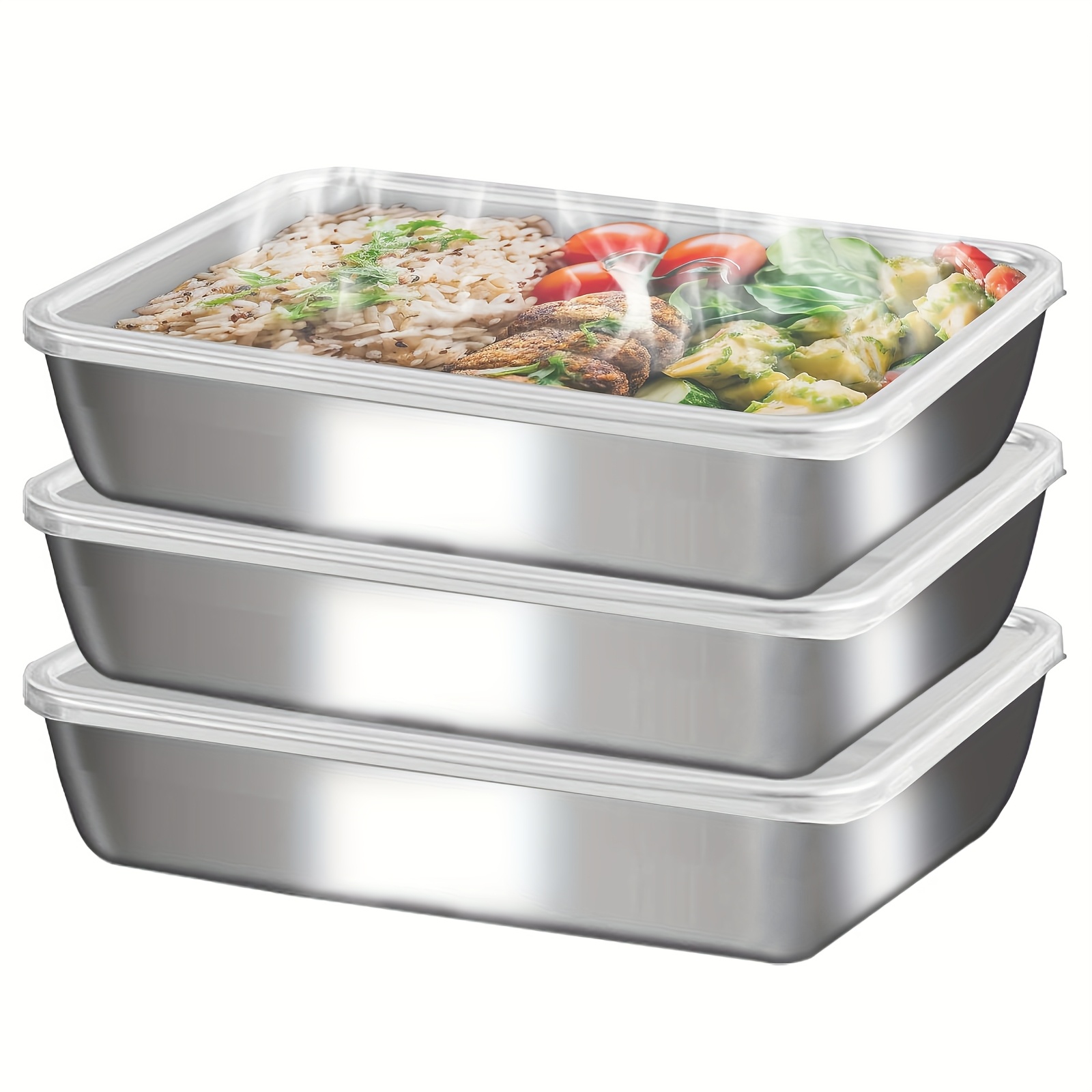 Набор из 3 контейнеров для еды – обзор и цена Meal Prep Glass