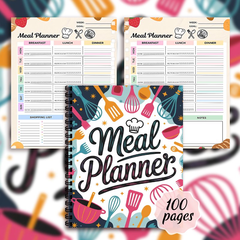 Блокнот для планирования питан – обзор и цена Meal Prep Book