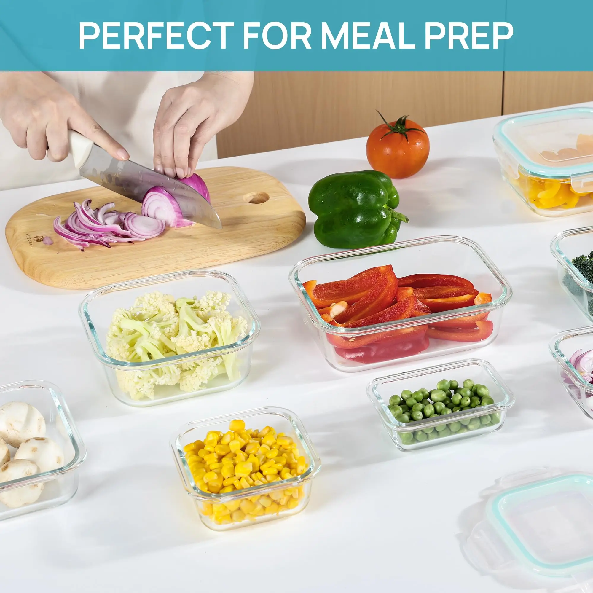 Стеклянный ланч-бокс Контейнер – обзор и цена Meal Prep Glass