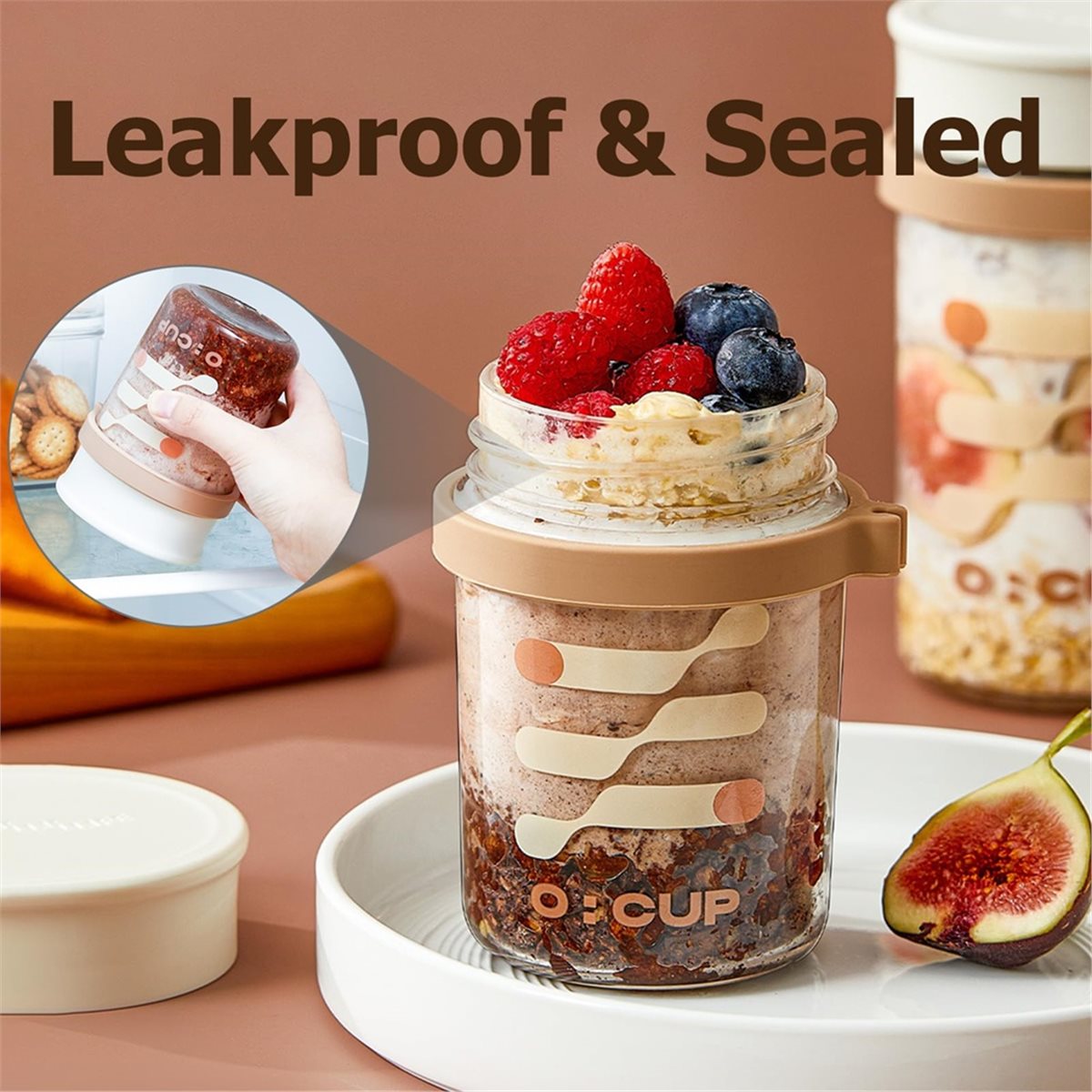 Набор из 4 банок A67T NEW для  – обзор и цена Overnight Oat Jar