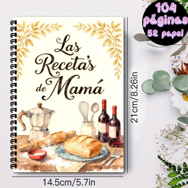 Блокнот для рецептов на испанс – обзор и цена Meal Prep Book